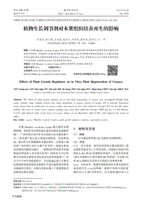 植物生長調(diào)節(jié)劑對木薯組織培養(yǎng)再生的影響.pdf