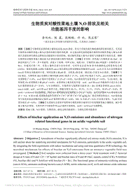 生物質(zhì)炭對酸性菜地土壤N2O排放及相關(guān)功能基因豐度的影響.pdf