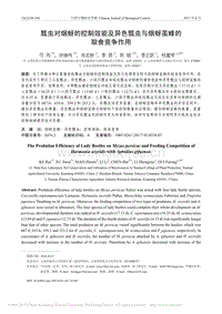 瓢蟲(chóng)對(duì)煙蚜的控制效能及異色瓢蟲(chóng)與煙蚜繭蜂的取食競(jìng)爭(zhēng)作用.pdf