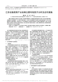 江蘇設(shè)施蔬菜產(chǎn)業(yè)發(fā)展主要風(fēng)險(xiǎn)因子分析及應(yīng)對措施