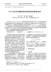 LED補(bǔ)光對(duì)石楠有效藥用結(jié)構(gòu)的影響分析