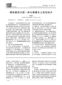 櫻桃番茄水肥一體化椰糠無土栽培技術(shù).pdf