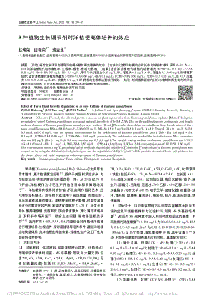 3種植物生長(zhǎng)調(diào)節(jié)劑對(duì)洋桔梗離體培養(yǎng)的效應(yīng).pdf