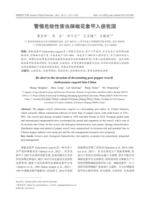 警惕危險(xiǎn)性害蟲(chóng)辣椒花象甲入侵我國(guó).pdf