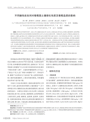 不同酸性改良劑對(duì)葡萄園土壤理化性質(zhì)及葡萄品質(zhì)的影響_彭小博.pdf